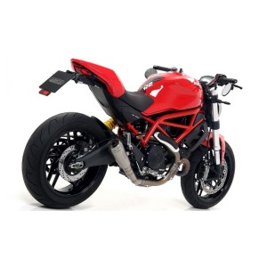 TERMINALE DI SCARICO ARROW PRO-RACE DUCATI MONSTER 797 2017-2020, TITANIO, RACING
