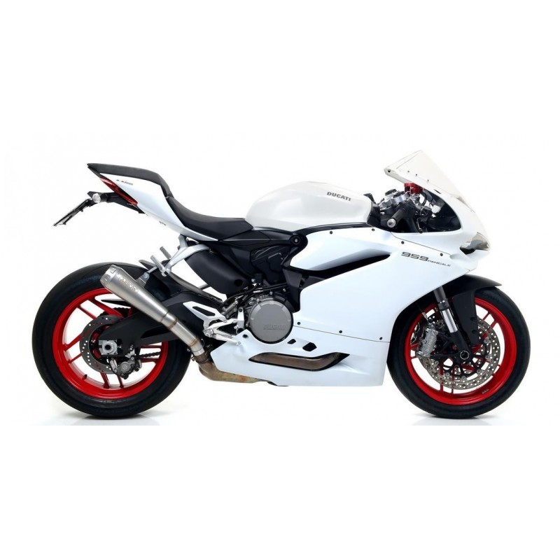 TERMINALE ARROW PRO-RACE DUCATI 959 PANIGALE 2016-2019, TITANIO, OMOLOGATO