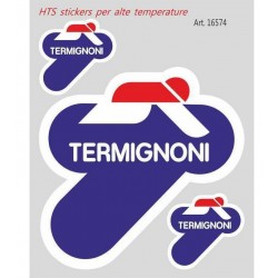 PAIR OF TERMIGNONI STICKERS FOR HIGH TEMPERATURES