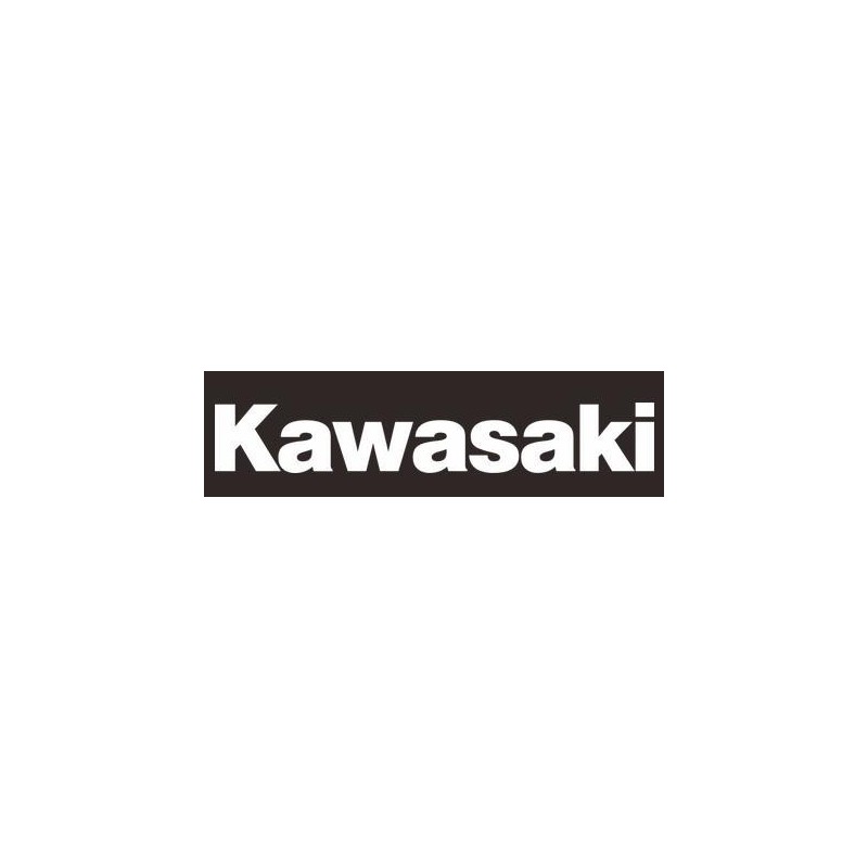 PAR DE PEGATINAS ESCRITAS KAWASAKI PRESPAZIATE 16 CM