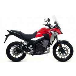 TERMINALE ARROW PRO-RACE HONDA CB 500 X 2019-2020, ACCIAIO DARK, OMOLOGATO