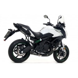 IMPIANTO DI SCARICO COMPLETO ARROW X-KONE KAWASAKI VERSYS 650 2017-2020*, ACCIAIO DARK/CARBONIO, CATALIZZATO 