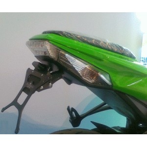 KENNZEICHENHAL KAWASAKI ZX-10R 2011-2015, MIT EINSTELLBARER NEIGUNG
