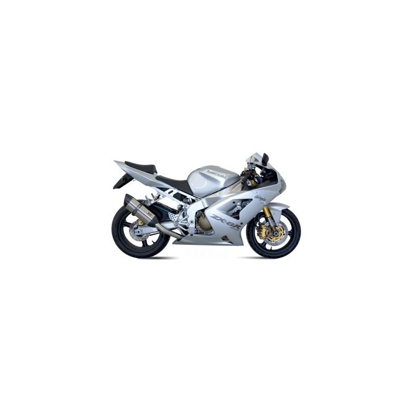 EXHAUST MIVV SUONO KAWASAKI ZX-6R 600/636 2003-2004, APPROVED STEEL/CARBON