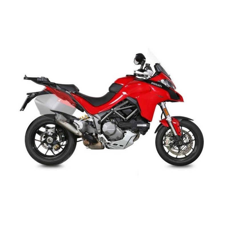 TERMINALE MIVV DELTA RACE DUCATI MULTISTRADA 1260 2018-2020, OMOLOGATO ACCIAIO/CARBONIO