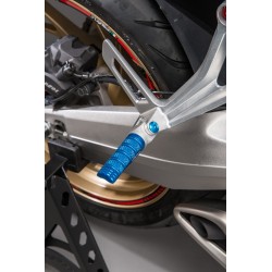 COPPIA POGGIAPIEDI PASSEGGERO LIGHTECH PER PEDANE ORIGINALI HONDA CBR 1000 RR 2004-2013