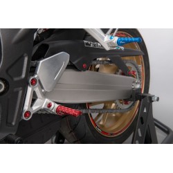 COPPIA POGGIAPIEDI PASSEGGERO LIGHTECH PER PEDANE ORIGINALI HONDA CBR 1000 RR 2004-2013