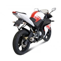 IMPIANTO DI SCARICO COMPLETO MIVV GP PER YAMAHA YZF-R 125 2008-2013, DEKAT CARBONIO