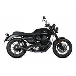 COPPIA TERMINALI MIVV GHIBLI S MOTO GUZZI V7 III 2017-2020, DEKAT BLACK