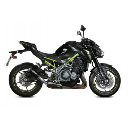 TERMINALE MIVV MK3 KAWASAKI Z 900 2017-2019, OMOLOGATO ACCIAIO BLACK