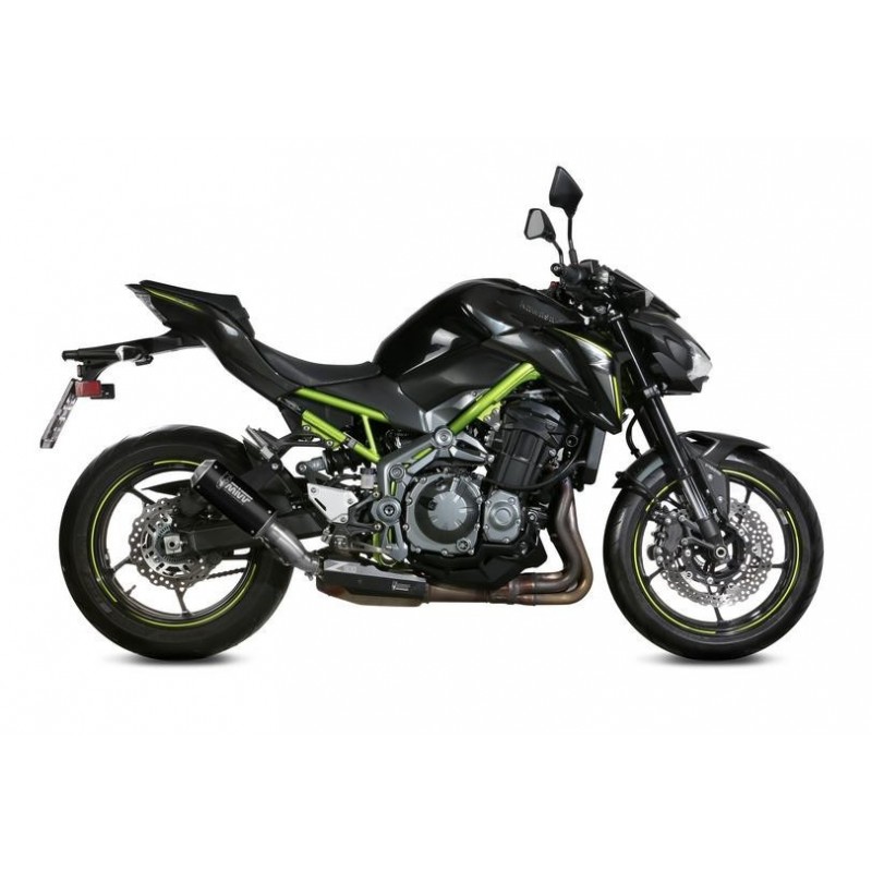EXHAUST MIVV MK3 KAWASAKI Z 900 2017-2019, APPROVED STEEL BLACK