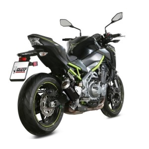 EXHAUST MIVV MK3 KAWASAKI Z 900 2017-2019, APPROVED STEEL BLACK