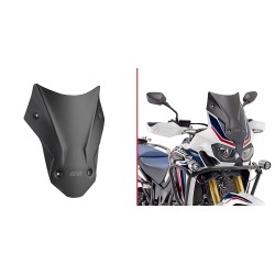 CUPOLINO BASSO GIVI HONDA AFRICA TWIN 1000 ADVENTURE SPORTS 2018-2019, NERO OPACO