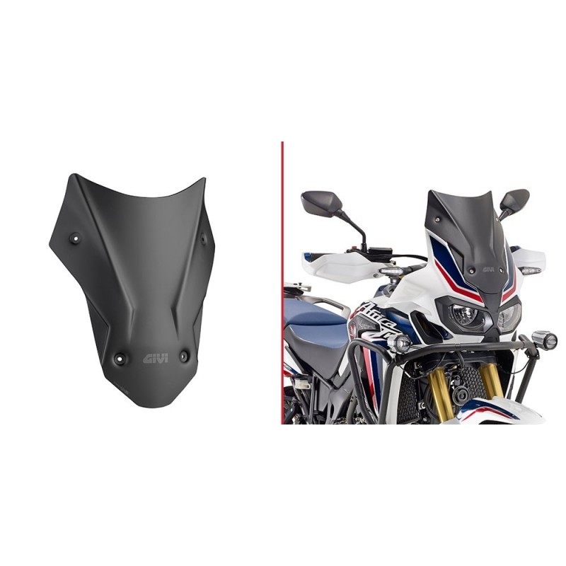 CUPOLINO BASSO GIVI HONDA AFRICA TWIN 1000 ADVENTURE SPORTS 2018-2019, NERO OPACO