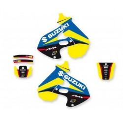 KIT ADHESIVOS BLACKBIRD DREAM 4 GRÁFICOS SUZUKI RM 125/250 1996-2000