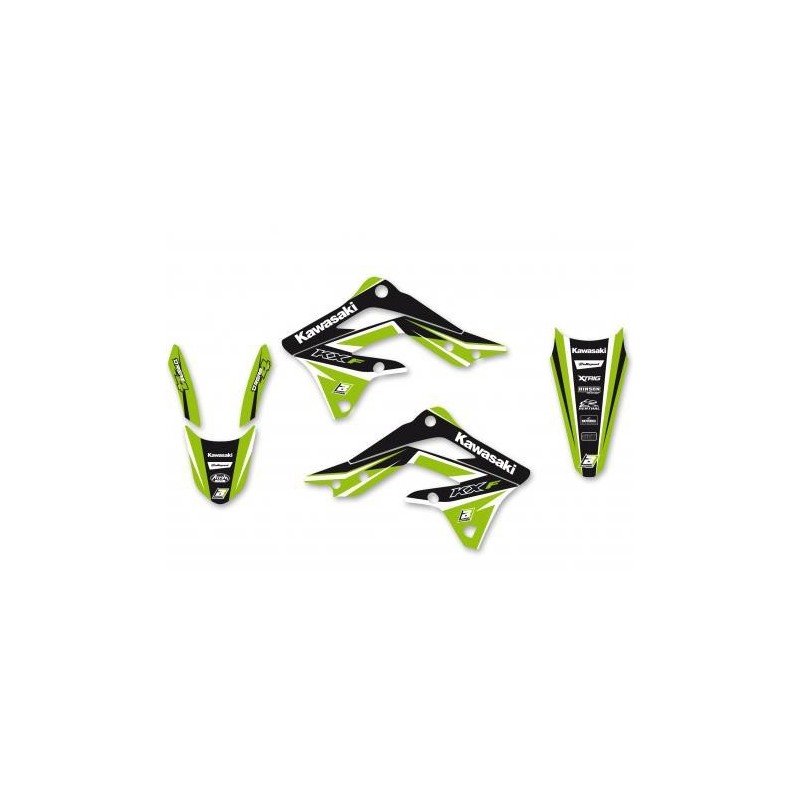 BLACKBIRD STICKER KIT TRAUM 4 GRAFIKEN KAWASAKI KX 450 F 2012-2015