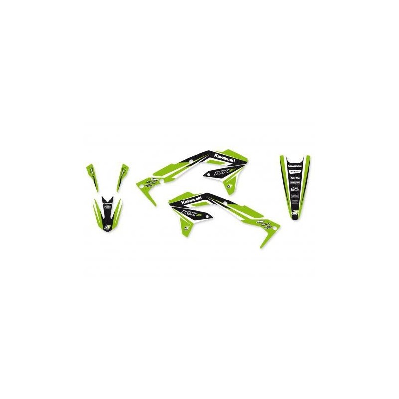 BLACKBIRD STICKER KIT TRAUM 4 GRAFIKEN KAWASAKI KX 450 F 2016-2018