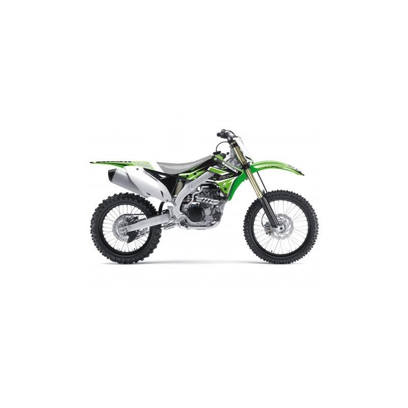 KIT ADESIVI + COPERTINA SELLA BLACKBIRD DREAM 4 KAWASAKI KX 450 F 2012-2015