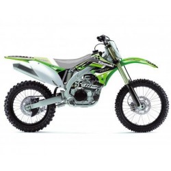 BLACKBIRD DREAM 4 GRAFISCHES AUFKLEBER-KIT + SITZABDECKUNG KAWASAKI KX 450 F 2009-2011