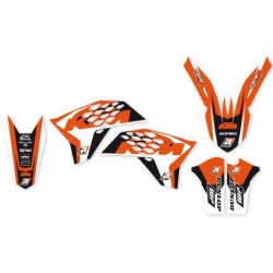 BLACKBIRD STICKER KIT DREAM 4 GRAFIKEN KTM SX/SX-F 2007-2010 (ALLE MIT AUSNAHME VON MINICROSS), EXC 2008-2011