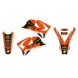 BLACKBIRD STICKERS KIT DREAM 4 GRAPHICS KTM SX/SX-F 2005-2006 (ALL EXCEPT MINICROSS), EXC 2005-2007