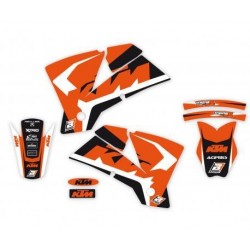 BLACKBIRD STICKER KIT DREAM 4 GRAFIKEN KTM SX/SX-F 2001-2004 (KEIN MINICROSS), EXC 2003-2004