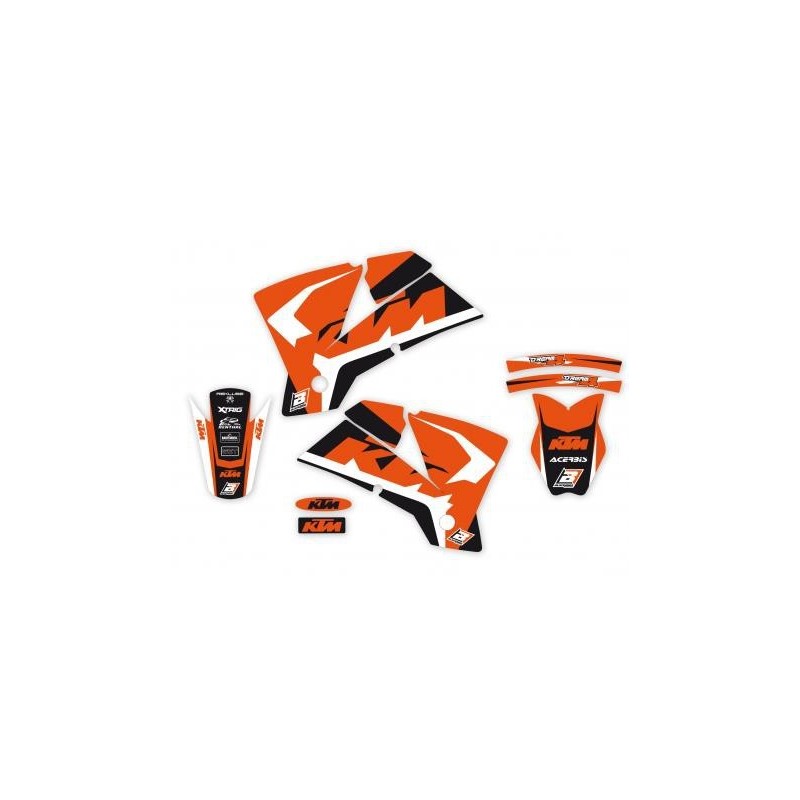 BLACKBIRD STICKER KIT DREAM 4 GRAFIKEN KTM SX/SX-F 2001-2004 (KEIN MINICROSS), EXC 2003-2004