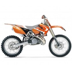 KIT DE ADHESIVOS BLACKBIRD DREAM 4 GRÁFICOS KTM SX/SX-F 2001-2004 (SIN MINICROSS), EXC 2003-2004