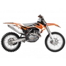 KIT ADHESIVOS + FUNDA ASIENTO BLACKBIRD DREAM 4 KTM SX/SX-F 2013-2015, EXC 2014-2016