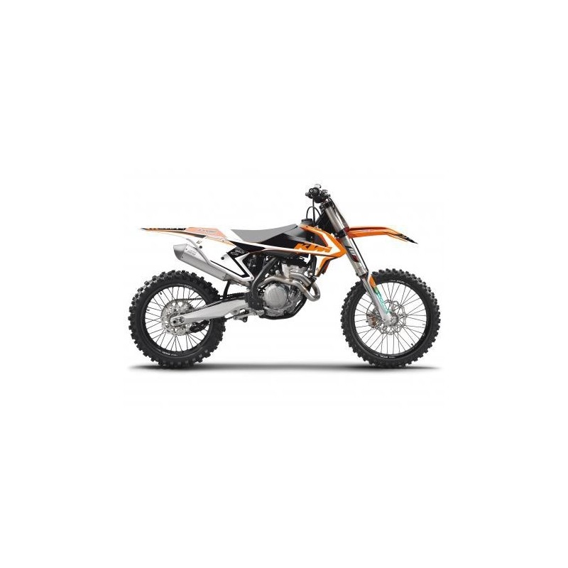 KIT-AUFKLEBER + SITZABDECKUNG BLACKBIRD DREAM 4 KTM SX/SX-F 2016-2018 (KEIN MINICROSS UND KEIN SX 250 2T)