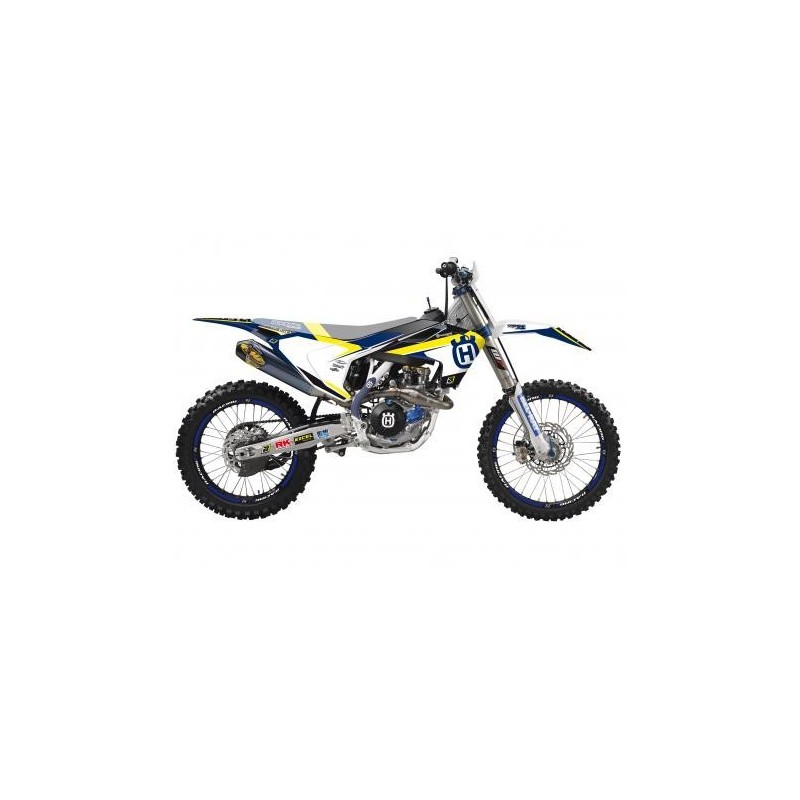 KIT ADESIVI + COPERTINA SELLA BLACKBIRD DREAM 4 HUSQVARNA TE/FE 2017-2019