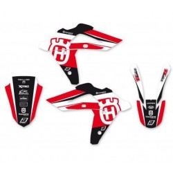 BLACKBIRD STICKERS KIT DREAM 4 GRAPHICS HUSQVARNA TE/TC 250/450/510 2005-2007, RED