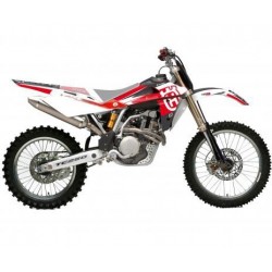 KIT ADESIVI BLACKBIRD GRAFICA DREAM 4 HUSQVARNA TE/TC 250/450/510 2005-2007, ROSSO