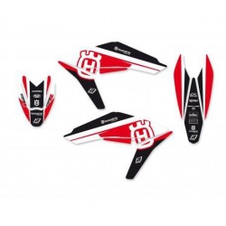 BLACKBIRD DREAM 4 GRAPHIC STICKER KIT HUSQVARNA TE/TC 449/511 2011-2013, ROT