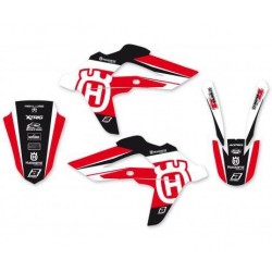 BLACKBIRD STICKERS KIT DREAM 4 GRAPHICS HUSQVARNA TE/TC 250/310 2008-2013, TE/TC 450/510 2008-2010, RED