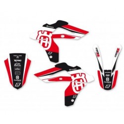 BLACKBIRD DREAM 4 GRAPHIC STICKER KIT HUSQVARNA WR 250 2006-2013, WR 300 2009-2013, ROT