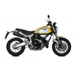 COPPIA TERMINALI MIVV GP PRO DUCATI SCRAMBLER 1100 2018-2019, OMOLOGATI BLACK