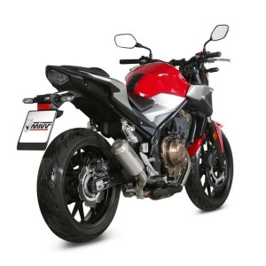 TERMINALE MIVV MK3 HONDA CB 500 F 2019-2020, NON OMOLOGATO ACCIAIO