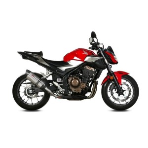 TERMINALE MIVV SUONO HONDA CB 500 F 2019-2020, OMOLOGATO ACCIAIO/CARBONIO