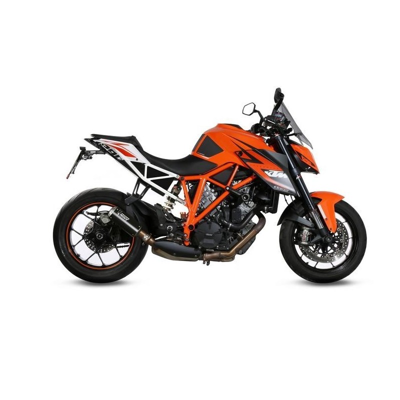 EXHAUST MIVV MK3 KTM 1290 SUPER DUKE R 2014-2019, APPROVED STEEL BLACK