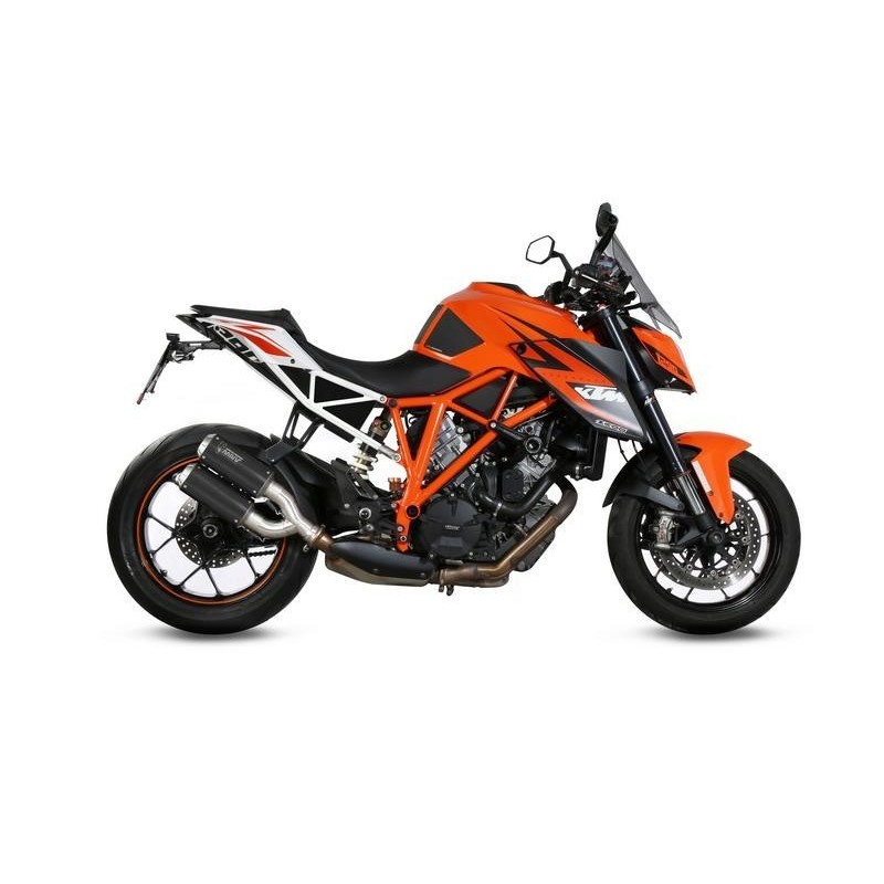 COPPIA TERMINALI MIVV MK3 PER KTM 1290 SUPER DUKE R 2014-2019, OMOLOGATI CARBONIO