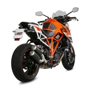 COPPIA TERMINALI MIVV MK3 KTM 1290 SUPER DUKE R 2014-2019, OMOLOGATI CARBONIO