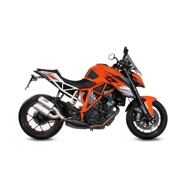 COPPIA TERMINALI MIVV MK3 KTM 1290 SUPER DUKE R 2014-2019, OMOLOGATI ACCIAIO