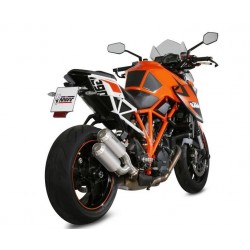 COPPIA TERMINALI MIVV MK3 PER KTM 1290 SUPER DUKE R 2014-2019, OMOLOGATI ACCIAIO