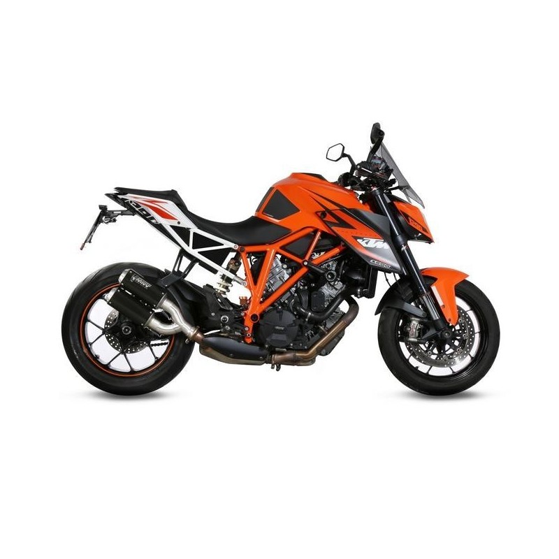 PAIR OF MIVV HEXAUST MK3 KTM 1290 SUPER DUKE R 2014-2019, APPROVED BLACK