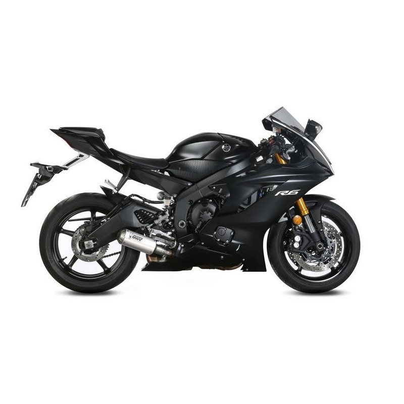 TERMINALE MIVV MK3 YAMAHA R6 2017-2020, OMOLOGATO ACCIAIO