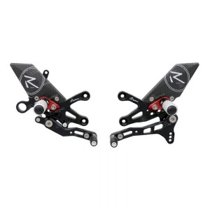 LIGHTECH R-VERSION ADJUSTABLE REAR SETS APRILIA TUONO V4 1100 RR 2015-2017