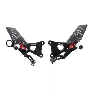 LIGHTECH R-VERSION EINSTELLBARE HINTERE FUSSPEGS MIT ARTIKULIERTEN FUSSRÜSTEN BMW HP4 2013-2014