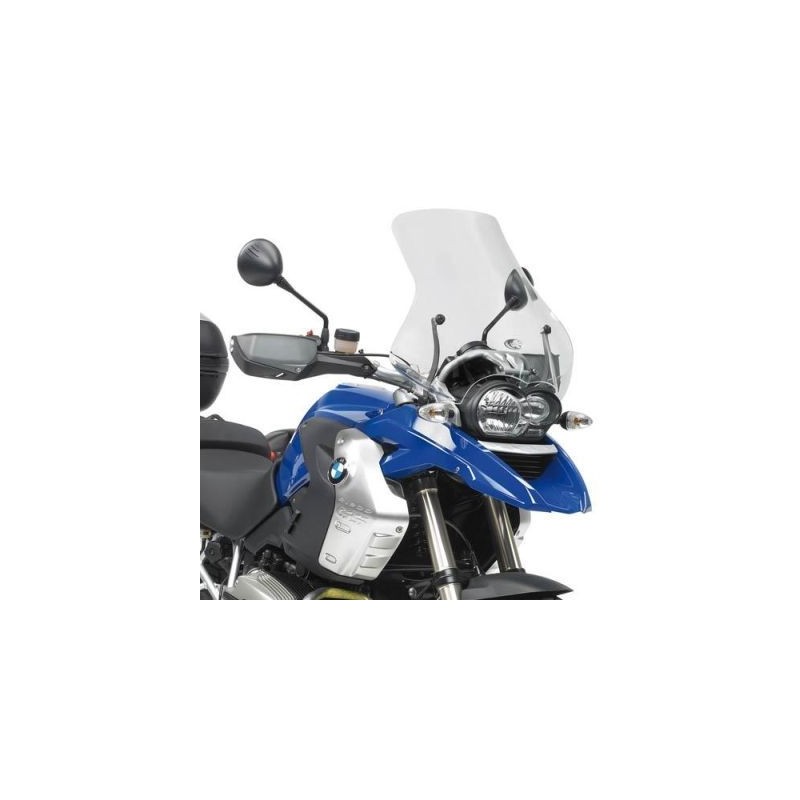 PARABRISAS GIVI BMW R 1200 GS 2004-2012, TRANSPARENTE, CON KIT DE MONTAJE