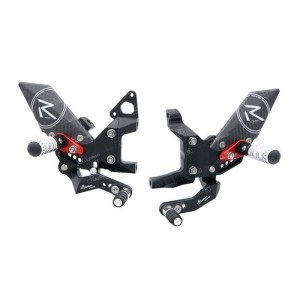 EINSTELLBARE HINTERE SETS LIGHTECH R-VERSION ARTIKULIERTE FUSSRÜSTEN DUCATI 899 PANIGALE 2013-2015